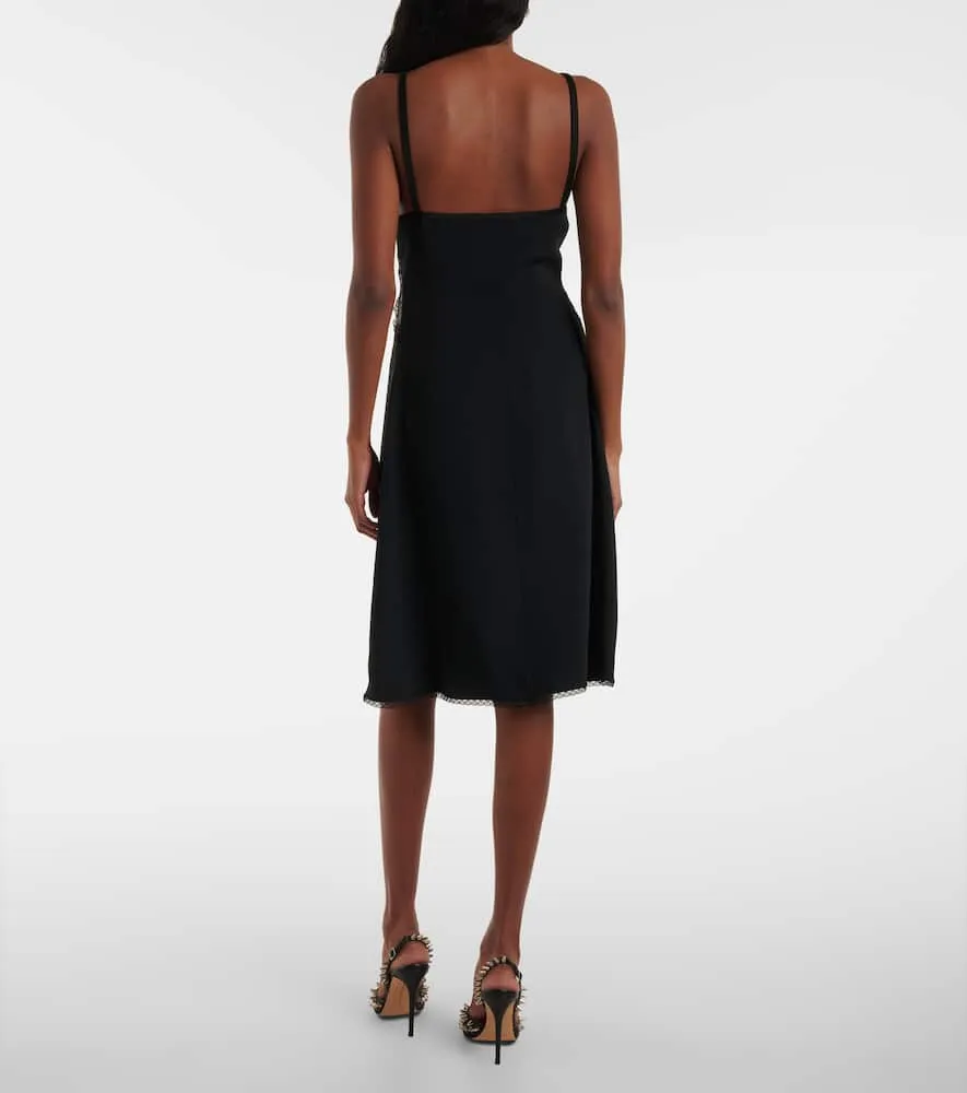 Alessandra Rich Satin slip dress