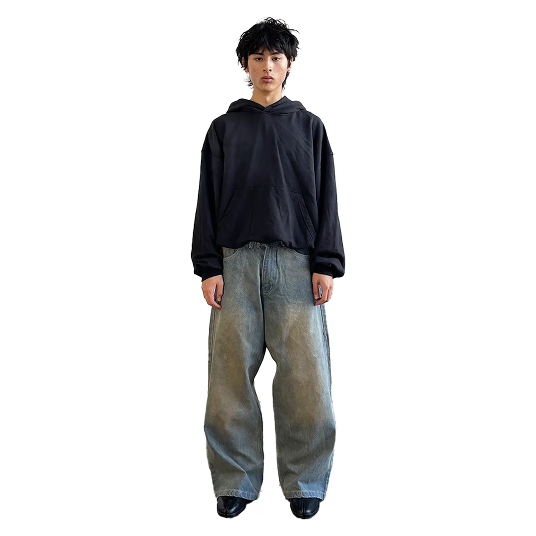 BAGGY DENIM, MUD WASH