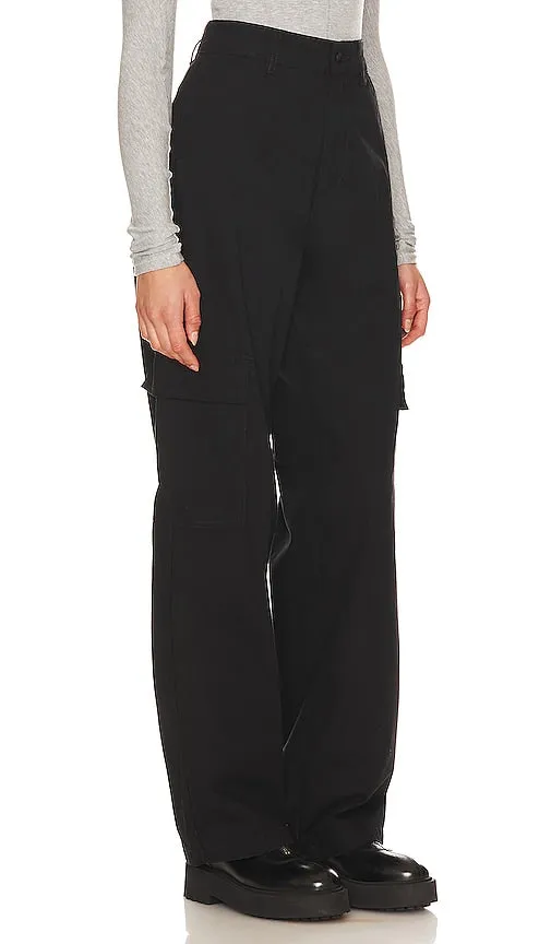 Dr. Denim Donna Cargo Wide Leg in Black