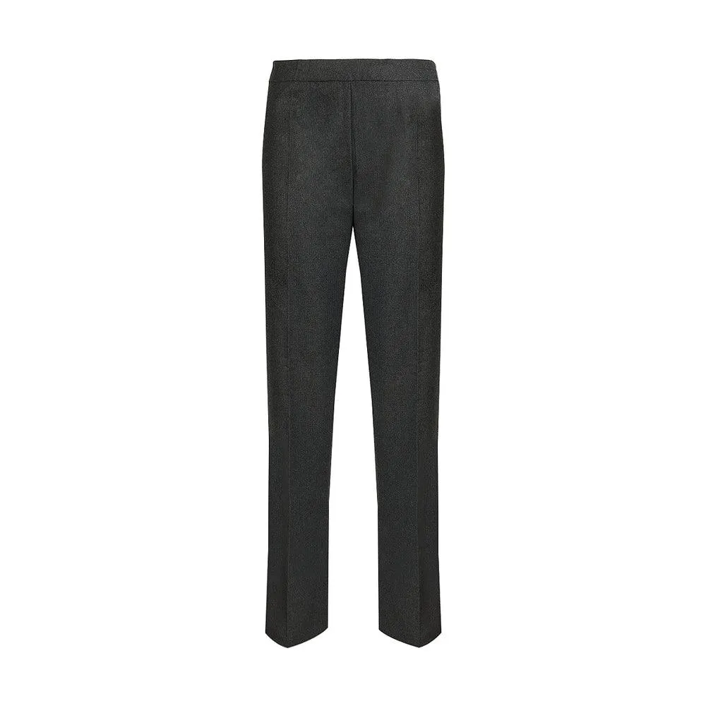 Girls Slim Fit Trousers Grey Toughees