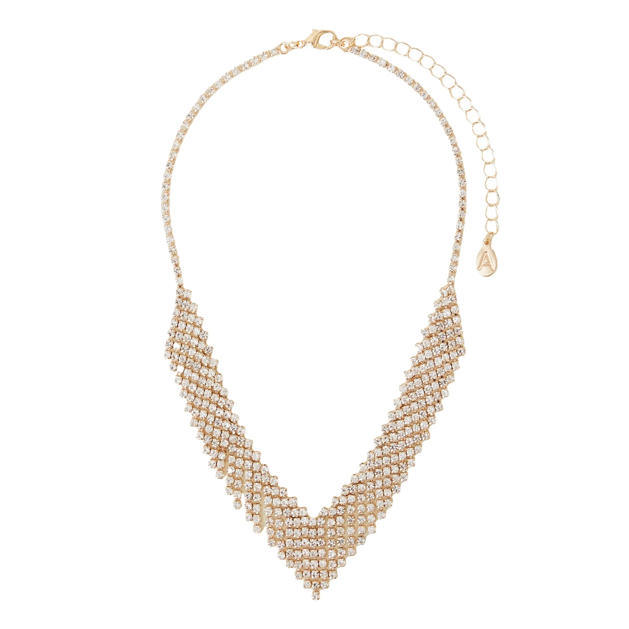 Gold Diamante Collar Necklace