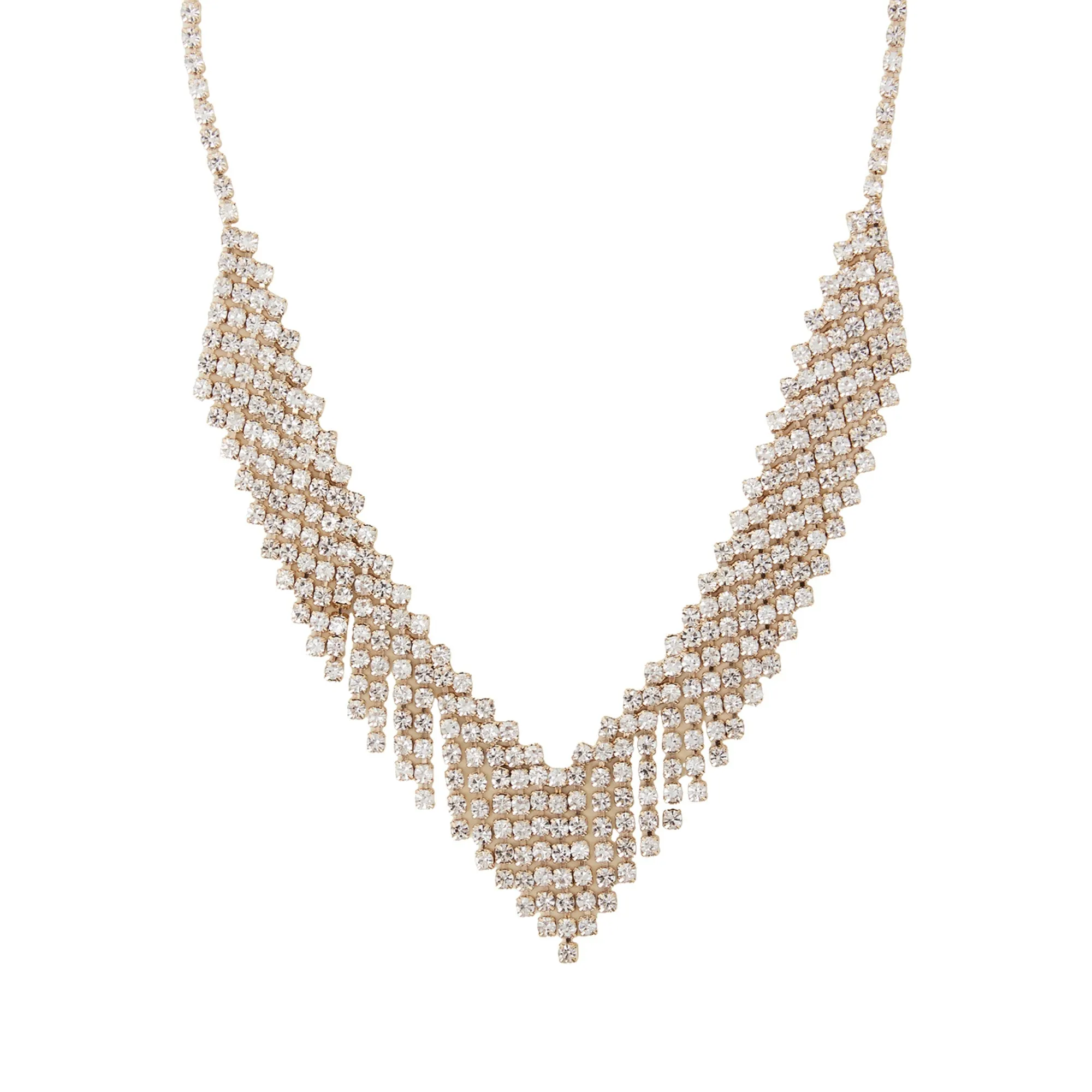 Gold Diamante Collar Necklace