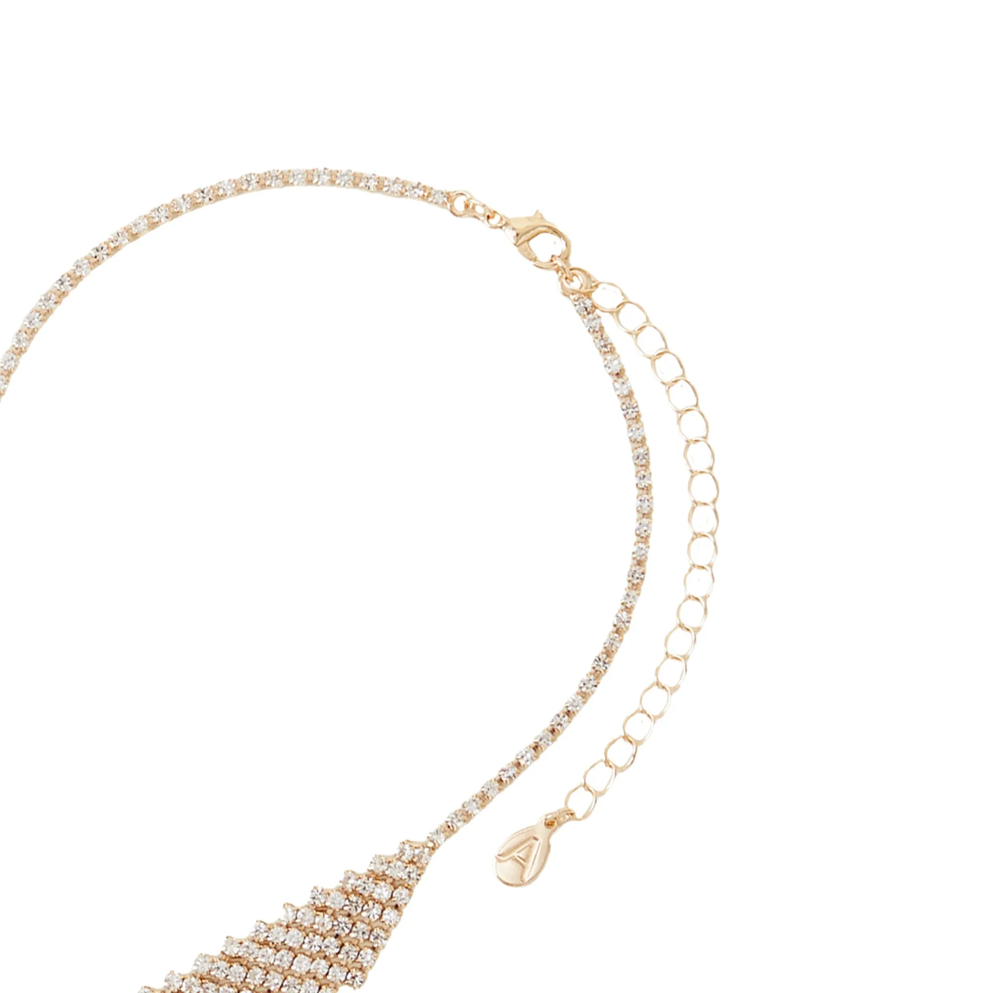 Gold Diamante Collar Necklace