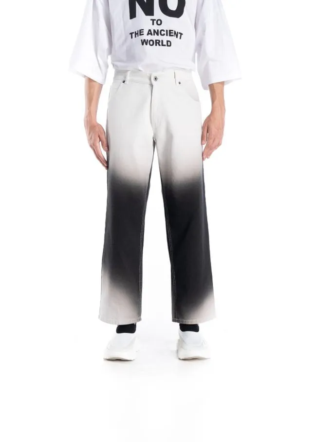 Liberal Youth Ministry Denim Printed Pants (Grey)