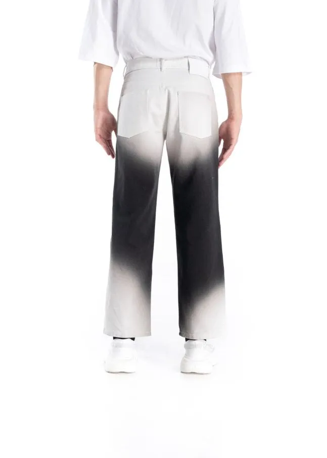 Liberal Youth Ministry Denim Printed Pants (Grey)