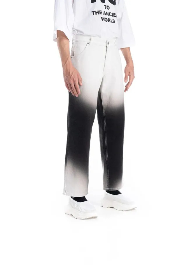 Liberal Youth Ministry Denim Printed Pants (Grey)