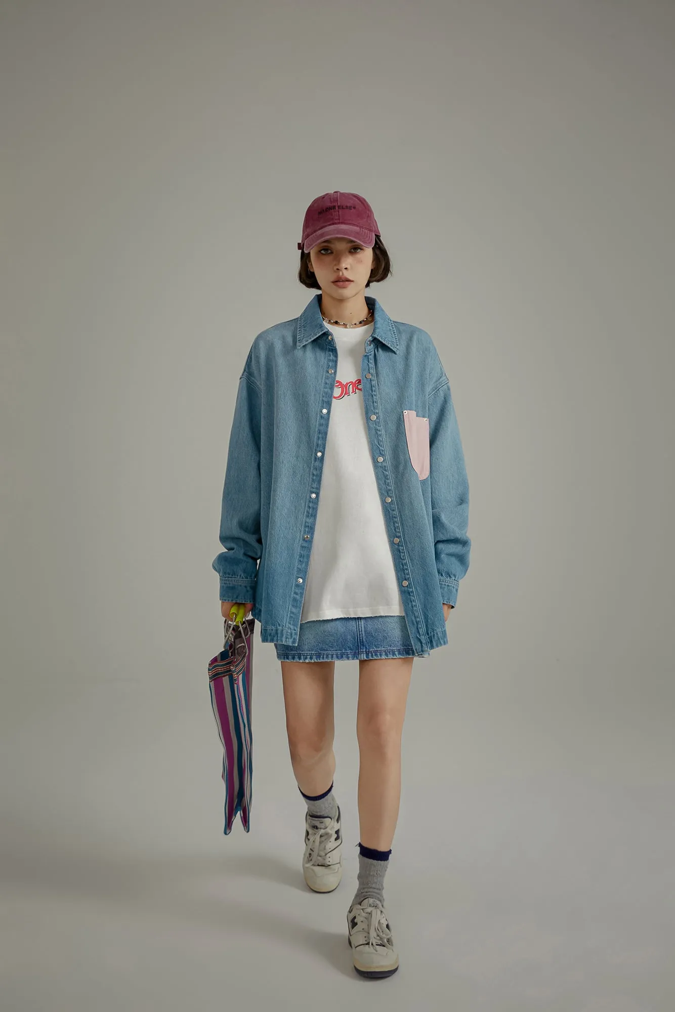 Logo Boxy Loosefit Long Sleeve T-Shirt