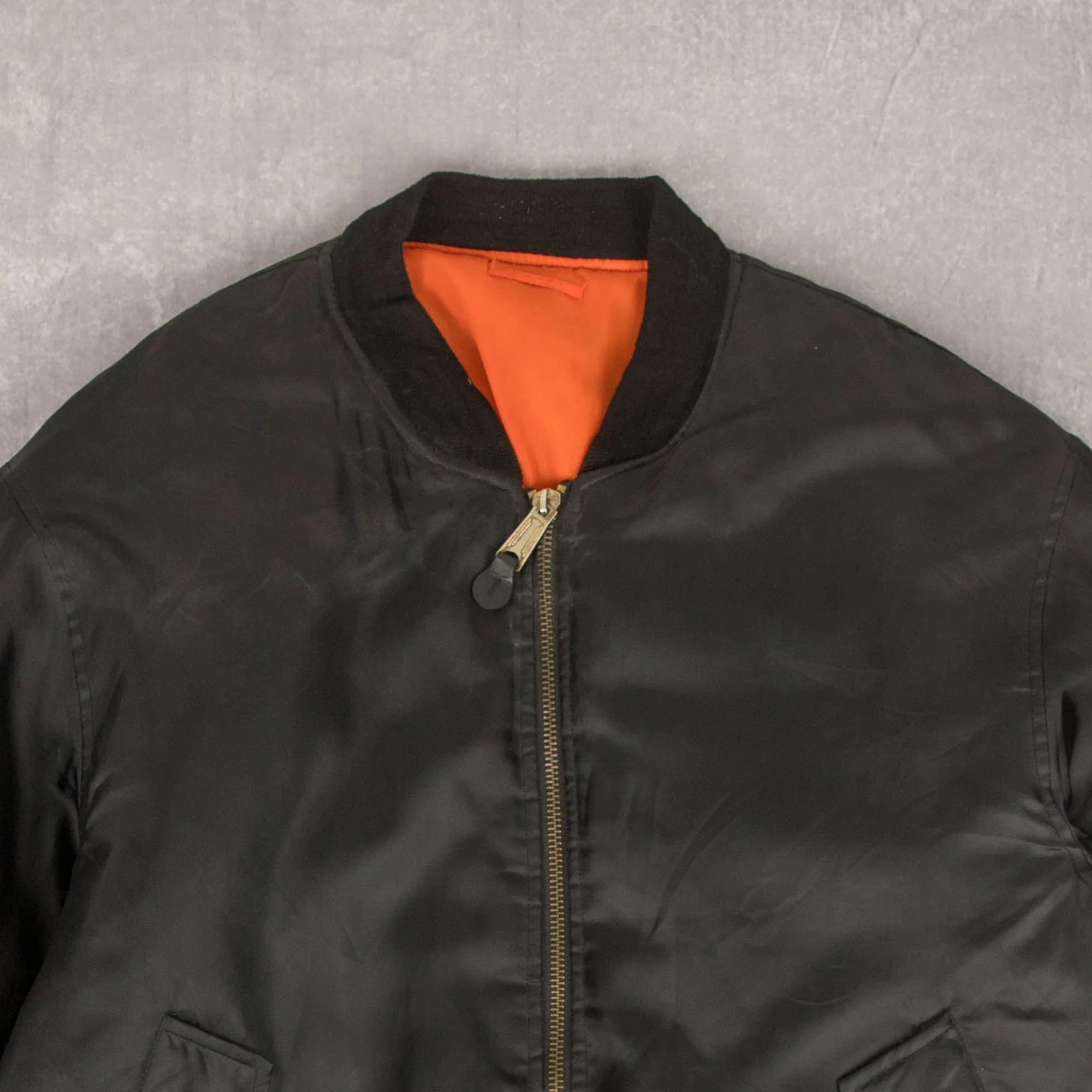 MEN'S VINTAGE 1990S REVERSIBLE BOMBER JACKET - X-LARGE