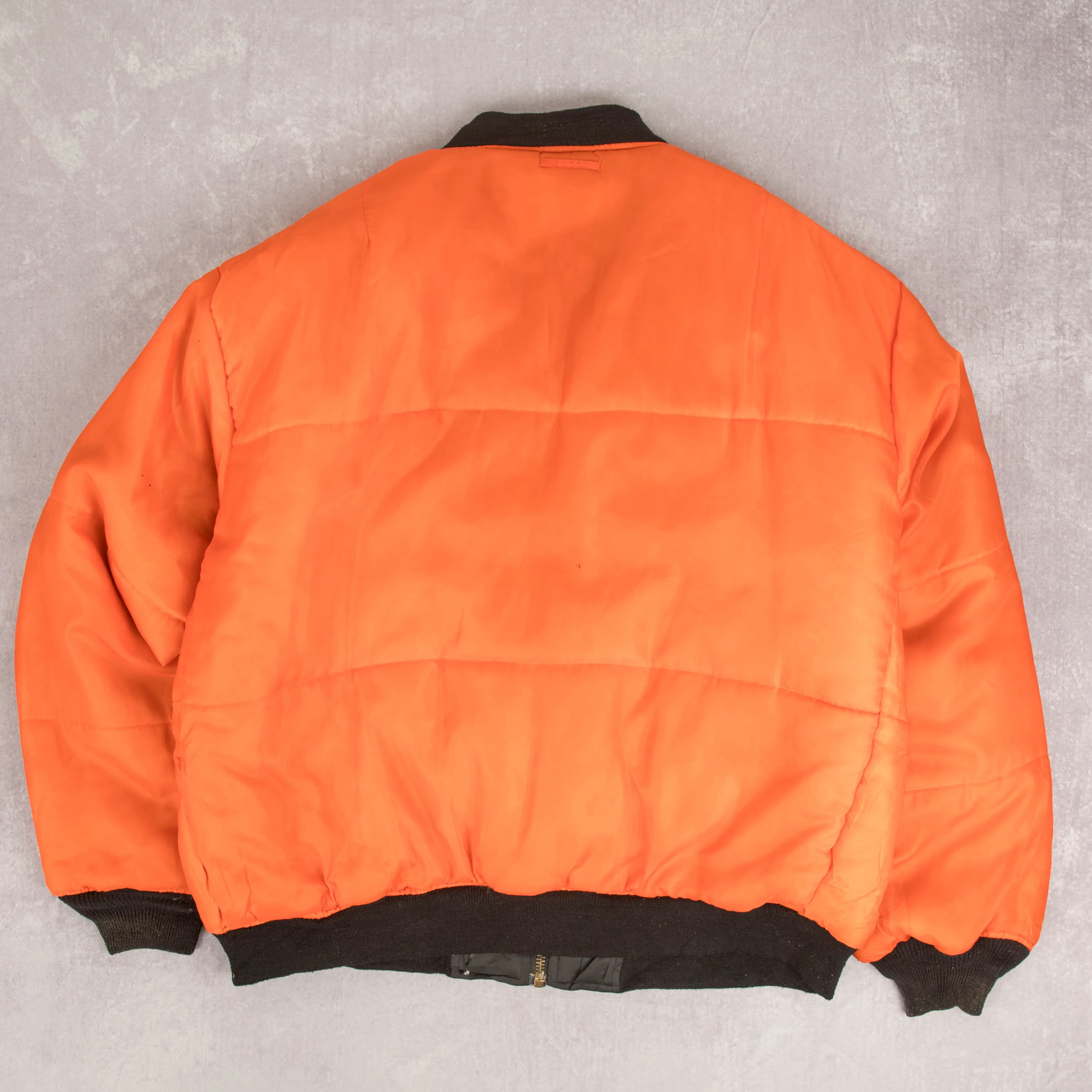 MEN'S VINTAGE 1990S REVERSIBLE BOMBER JACKET - X-LARGE
