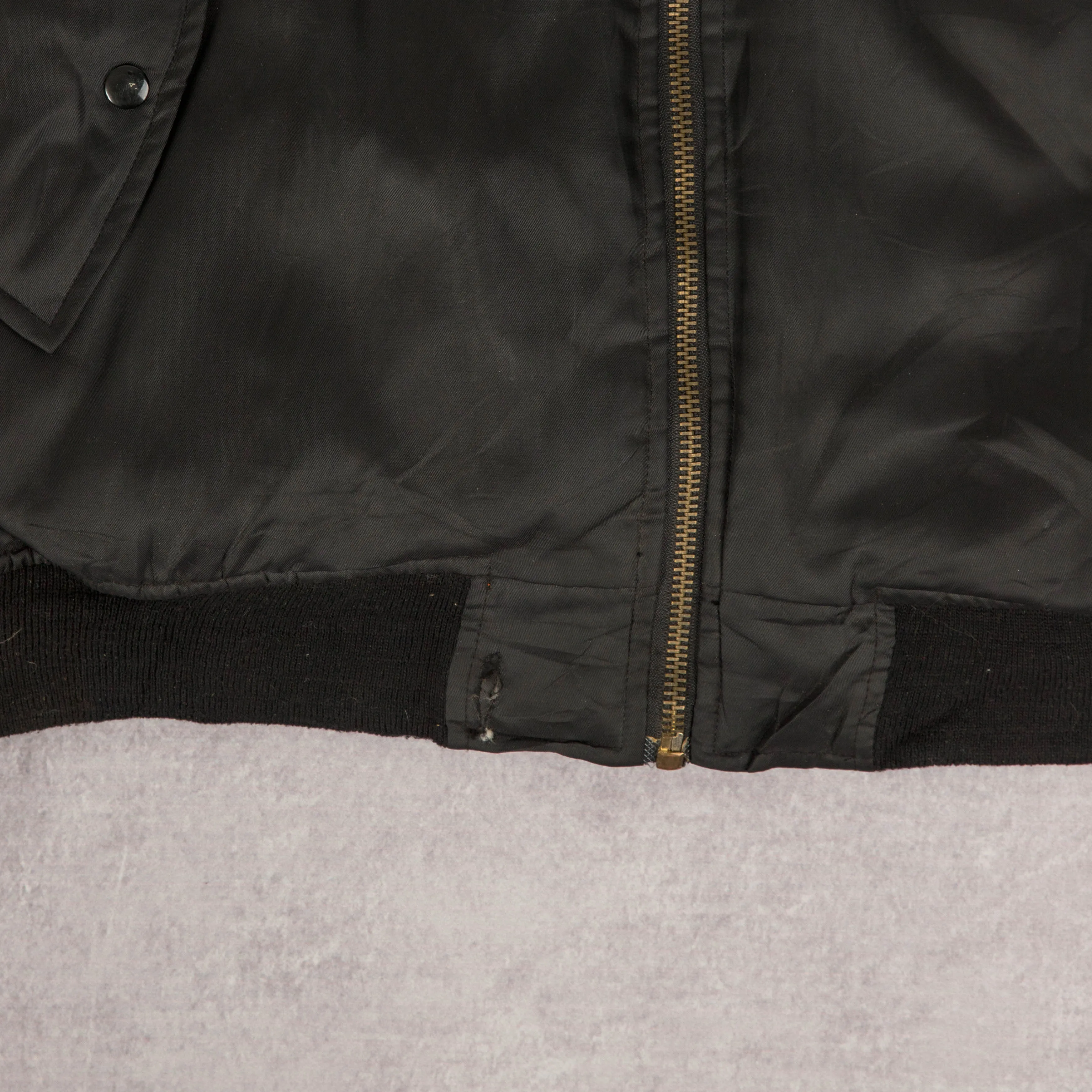 MEN'S VINTAGE 1990S REVERSIBLE BOMBER JACKET - X-LARGE