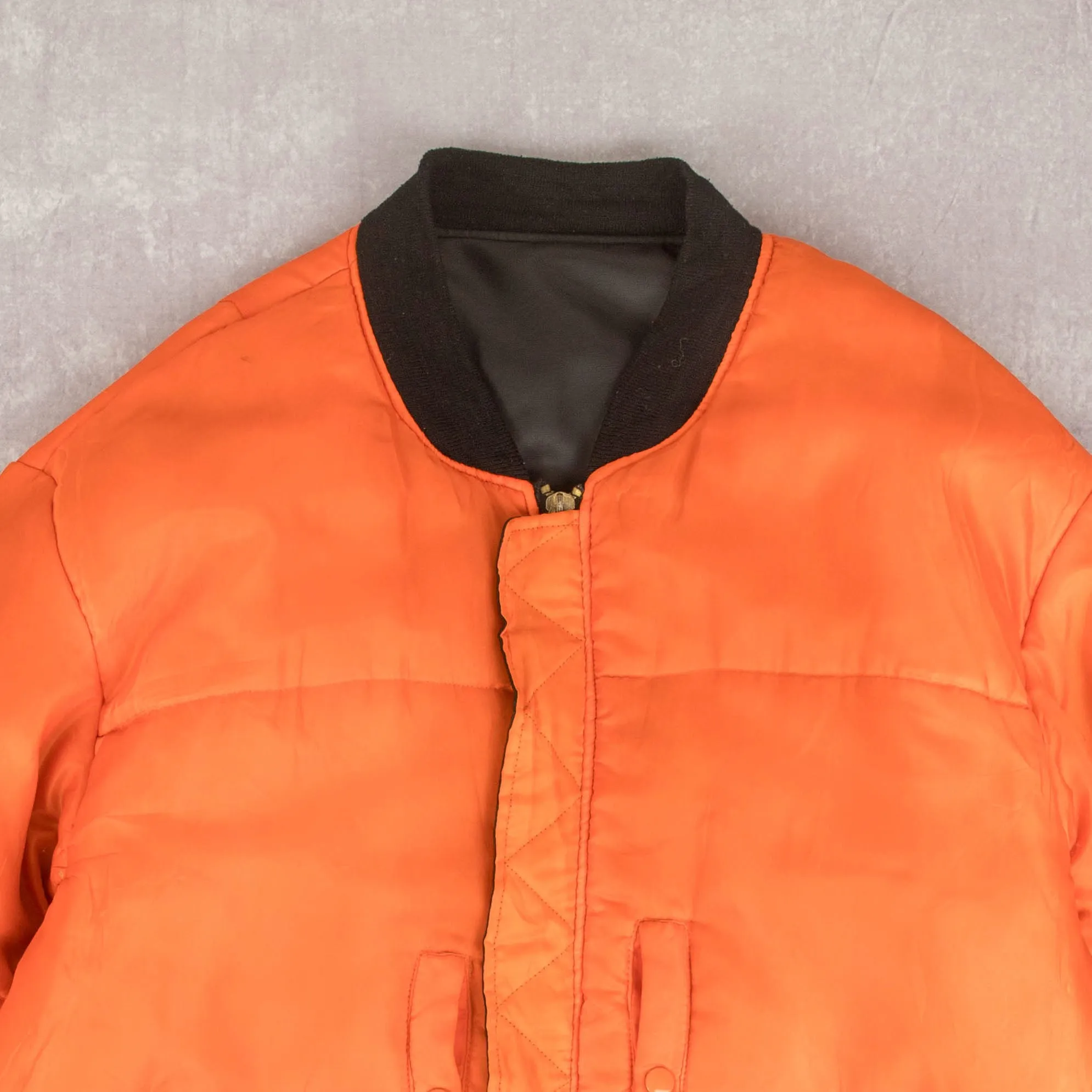 MEN'S VINTAGE 1990S REVERSIBLE BOMBER JACKET - X-LARGE