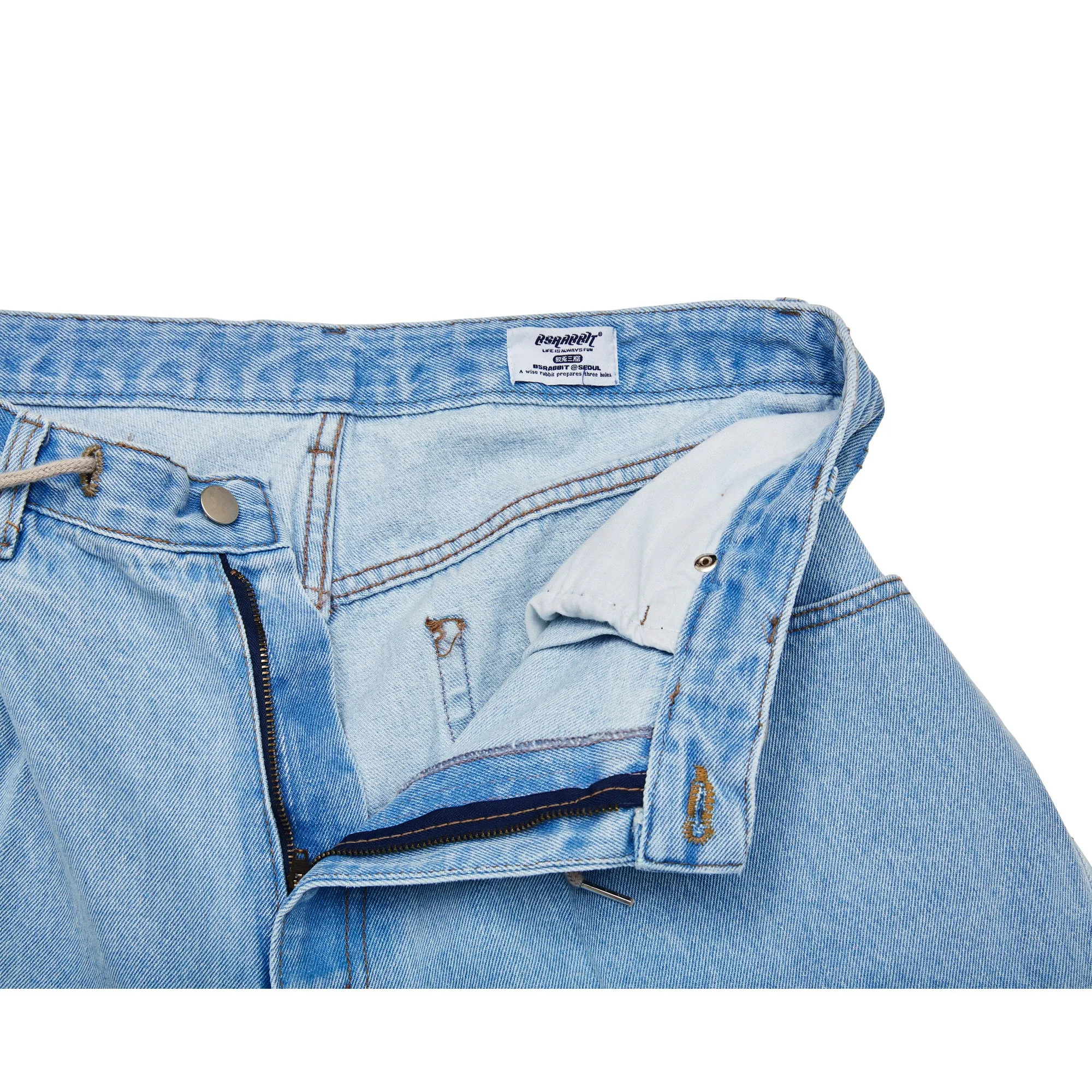 MID90 BAGGY DENIM PANTS LIGHTBLUE