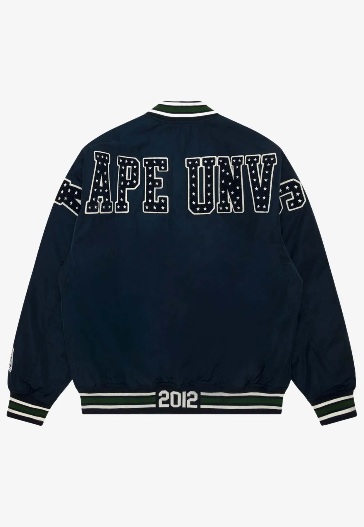 Moonface Logo Varsity Bomber Jacket