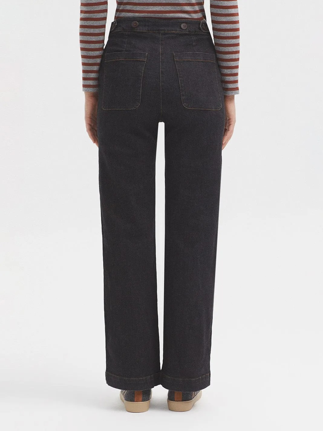 Nice Things Denim Dark Gris Pants
