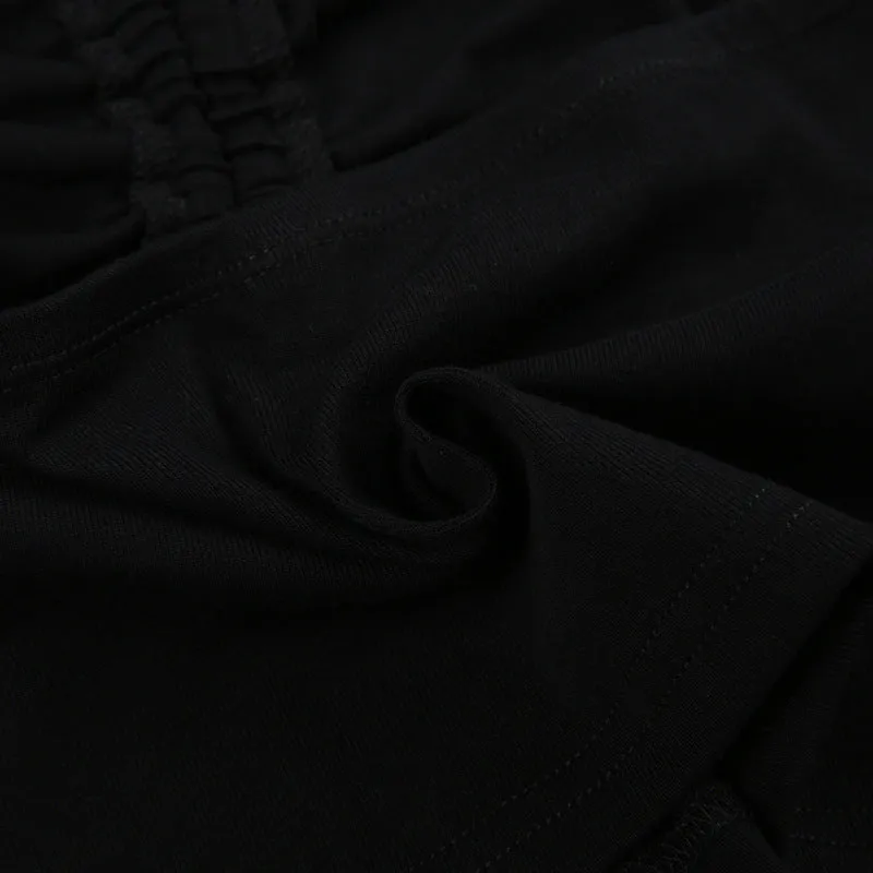 Pieced Mesh Sleeve Covers Backless Tops