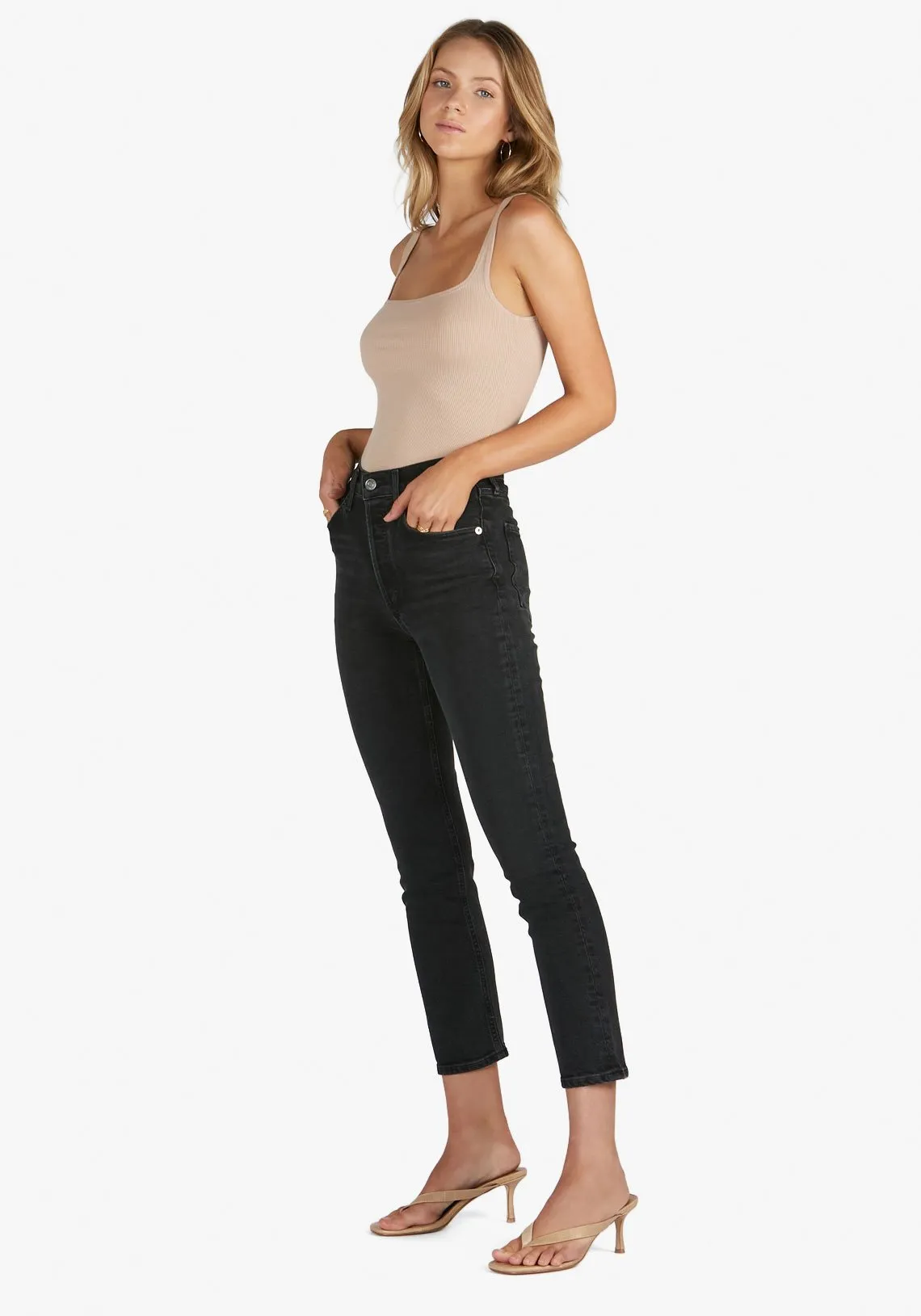 RILEY STRAIGHT LEG CROP JEAN IN PANORAMIC