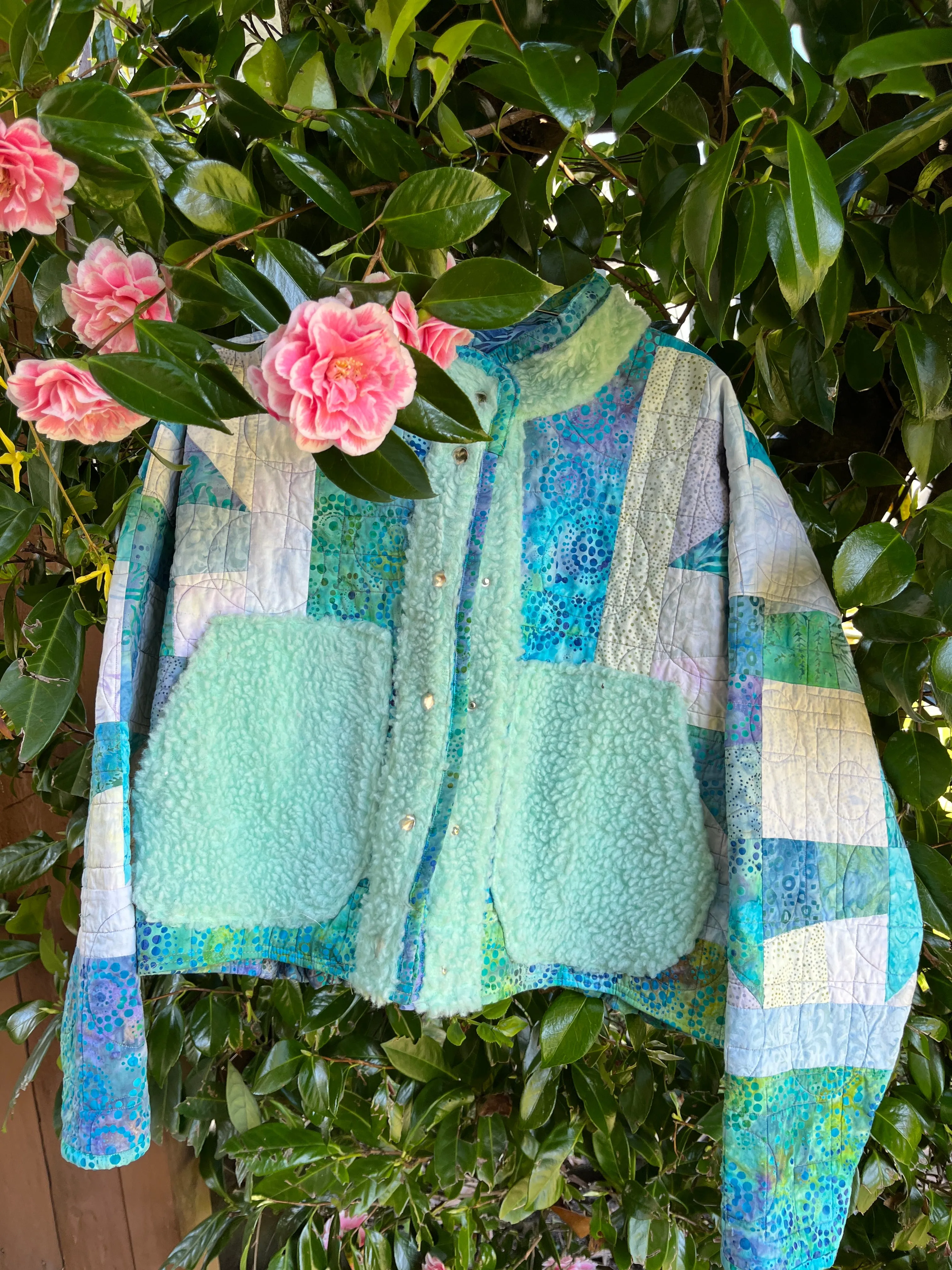 “Seafoam” Quilt Coat