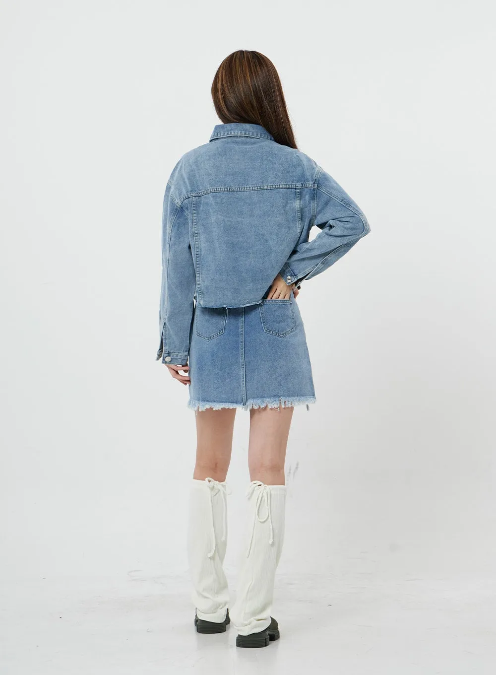 Sienna Crop Jeans Jacket CS21