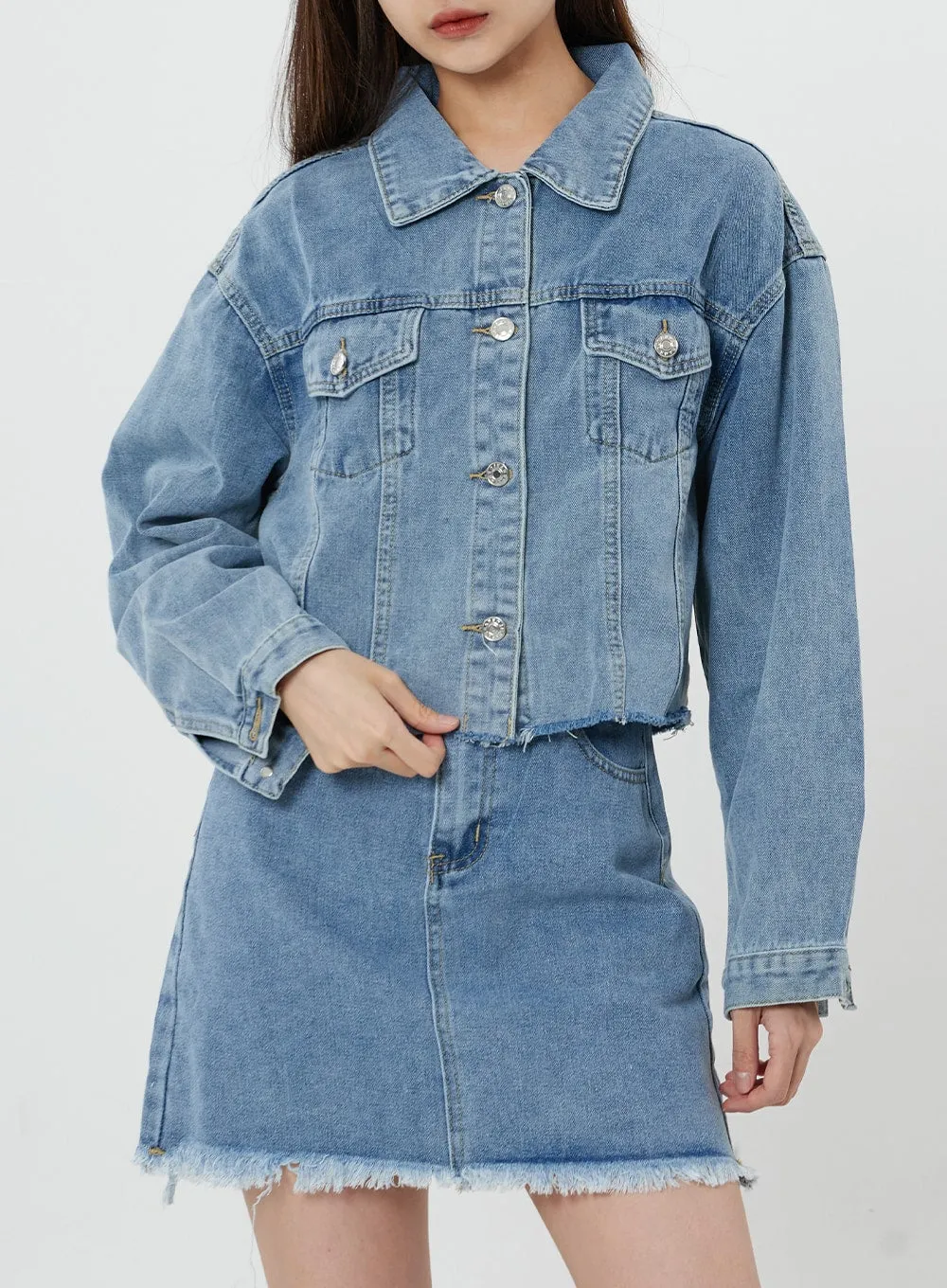 Sienna Crop Jeans Jacket CS21