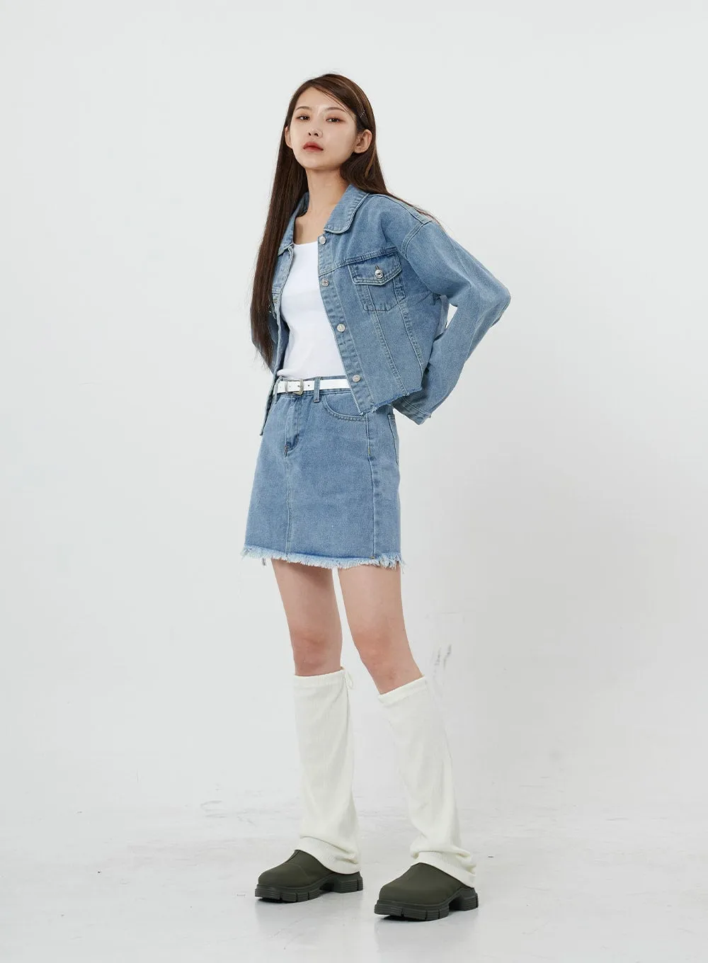 Sienna Crop Jeans Jacket CS21