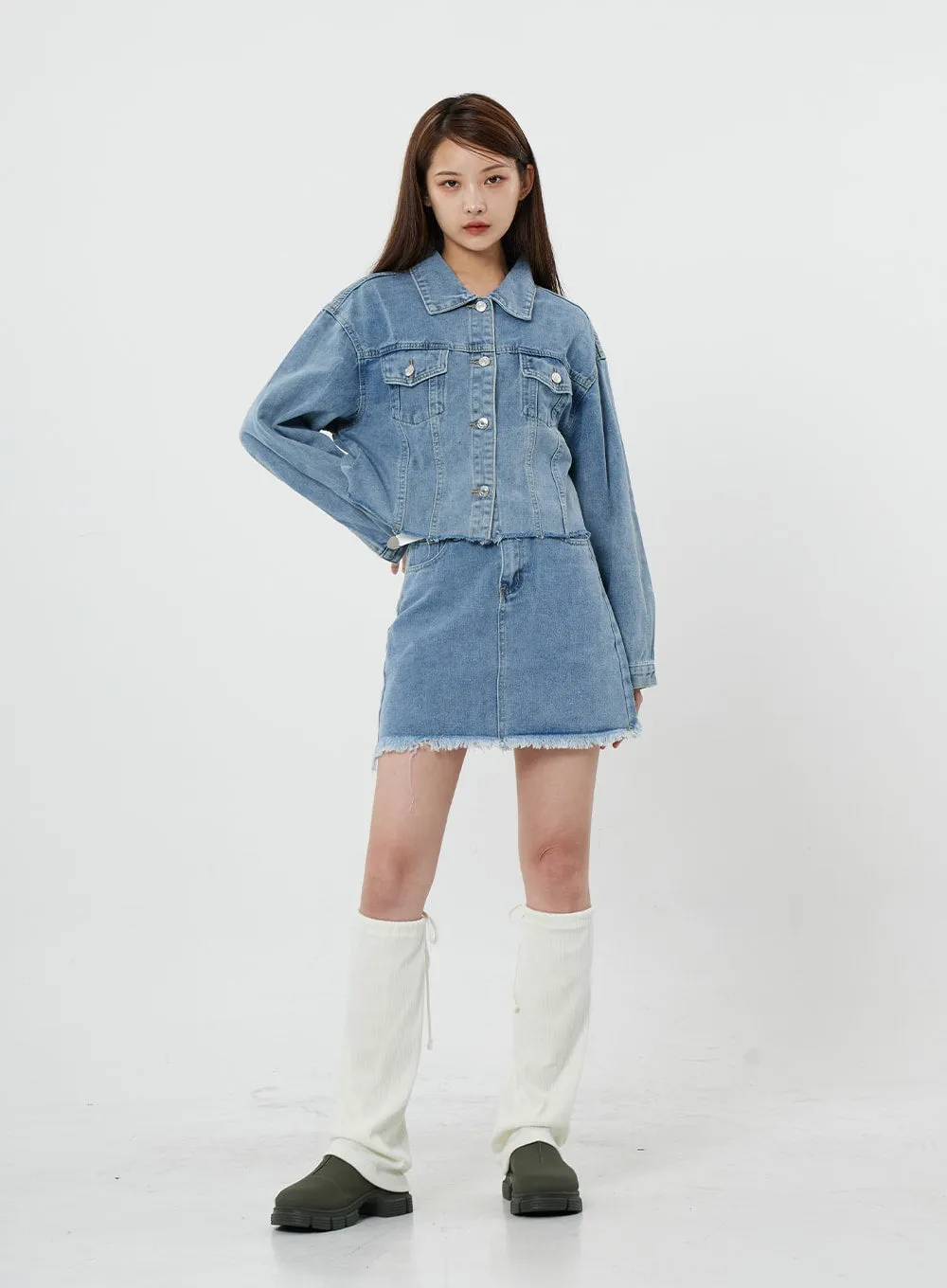 Sienna Crop Jeans Jacket CS21