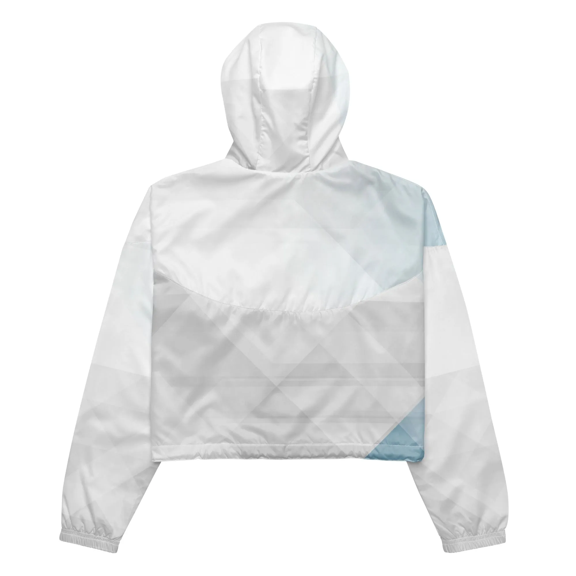 Sky-Blue Summer Women’s cropped windbreaker
