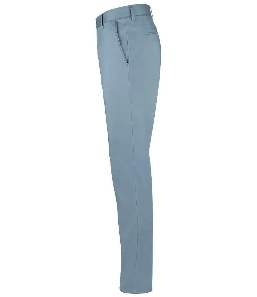 SOL'S Jared Stretch Trousers | Creamy Dark Blue